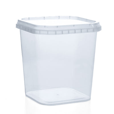 Caja Potes Cuadrados PP 1150 ml